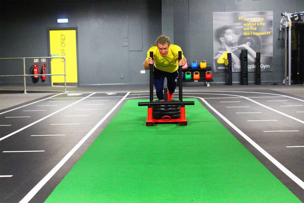 Indoor discount gym mat