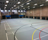 Sports hall floor refurbishment for academy - on this page