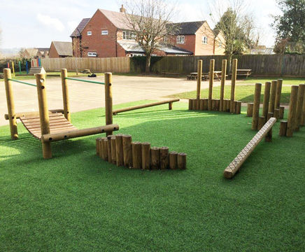 Timber adventure activity trail