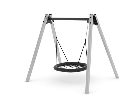 Steel basket swing
