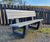 Recycled plastic moulded bench 4