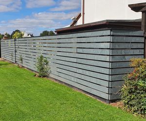 100% recycled plastic privacy fencing