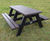 Recycled Plastic Triple A frame Picnic Tables 1