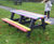 Recycled Plastic Triple A frame Picnic Tables 2