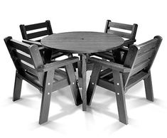 Recycled Plastic Terrace Table Set