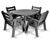 Recycled Plastic Terrace Table Set 0