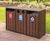 Recycled plastic waste / recycling bins 8
