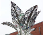 Tree and Bud sculptures - Christies Cancer Care Centre