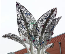 Tree and Bud sculptures - Christies Cancer Care Centre