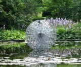 Allium stainless steel sculpture - on this page