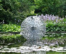 Allium stainless steel sculpture