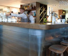 Bespoke zinc bar counter