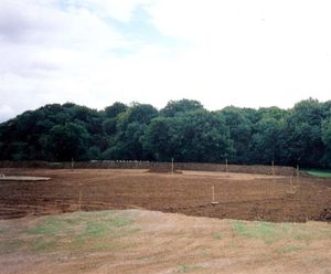 Lake construction for private landscape project