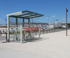 Aureo Velo single-tier or two-tier cycle shelter