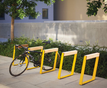 BikeBlocQ contemporary cycle stand for up to two bikes