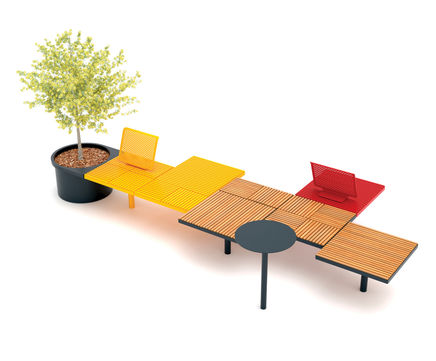 Pixel square seating modules