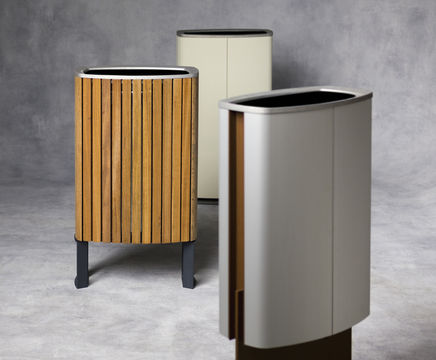 Minium litter bin with 45 or 60 litre capacities