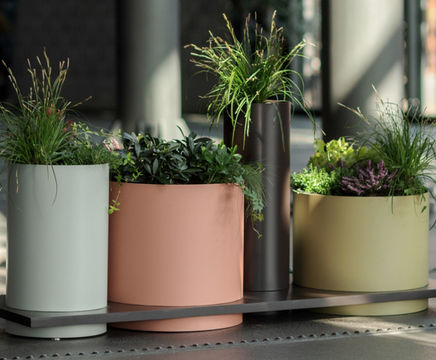 This is Polys, A modular system of flowerpots