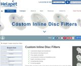 Inline disc filter customisation service launched - on this page