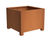 Andes contemporary corten steel planter 3