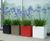 Florida aluminium planters - lightweight aluminium outdoor planters 8