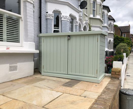 Bike Bay shed for bay window space The Bike Shed Company