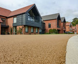 Coloured aggregate surfacing for residential roads - on this page