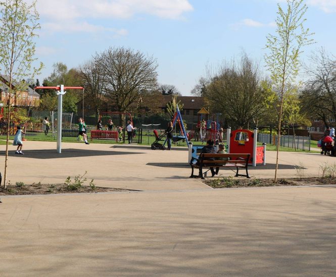 NatraTex Cotswold® surfacing for Coleshill Memorial Park