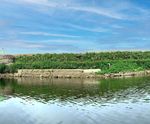 Reinforced vegetated wall system for Aire riverbank