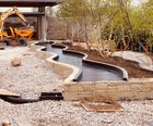Water feature and pond lining