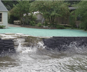 Flex MSE vegetated wall system repairs lake shoreline