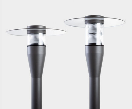 Elo Shape pole-top luminaire for paths and squares
