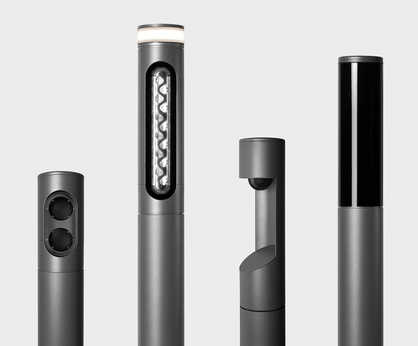 Lif Mounting element - modular aluminium urban lighting column