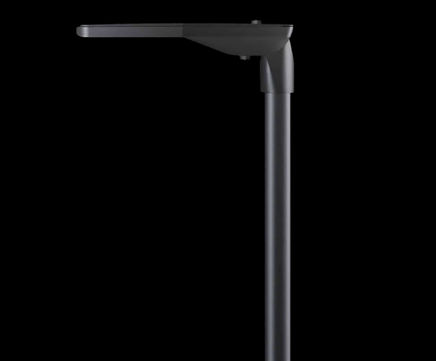 Tal pole-top luminaire with integrated tilt adjustment