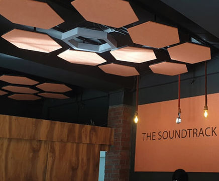 Serenity sound-absorbing wall and ceiling panels