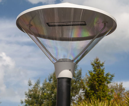 Chelsea contemporary post-top amenity lantern