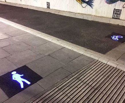 ROUTE in-ground illuminated paving