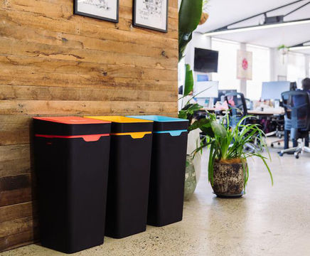 Scalable indoor recycling solution for Canva offices