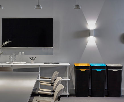 Recycling and waste bins for multi-tenanted buildings