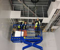 Lay-in metal grid ceilings
