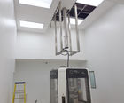 Spring tee metal ceilings with hidden suspension system