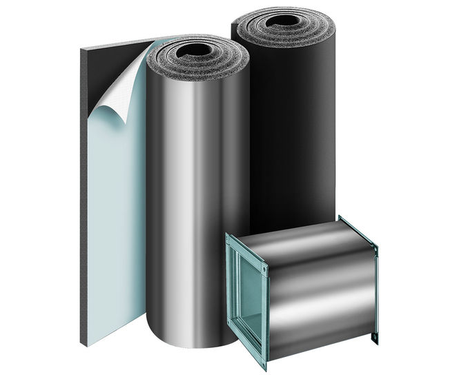 K-FLEX ST DUCT - adhesive elastomeric duct insulation