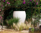 Bow - handcrafted wide topped FRC urn planter