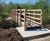 Timber pedestrian, bridle and cycle kit form bridges 9