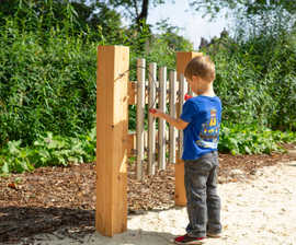 Musical chimes for playgrounds