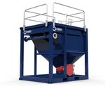 OSSO SRT10 - steel settlement tank for solids removal on site