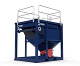 OSSO SRT10 - steel settlement tank for solids removal on site - on this page