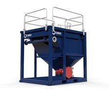 OSSO SRT10 - steel settlement tank for solids removal on site