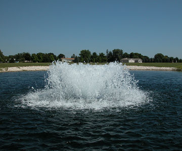 Volcano III - floating lake aerator