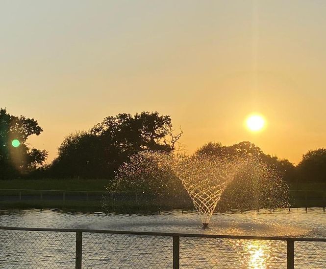 Fusion Aerating Fountain Installation Ice Cream Farm